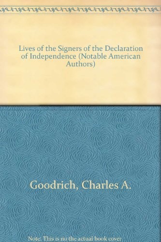 Cover for Lives of the Signers of the Declaration of Independence