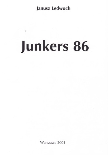 Cover for Junkers 86