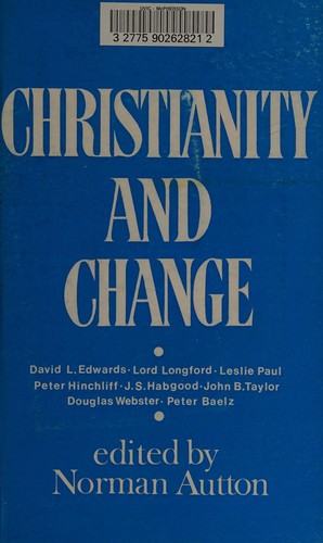 Cover for Christianity and change
