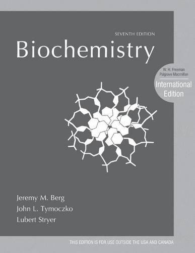 Cover for Biochemistry. Jeremy M. Berg, John L. Tymoczko, Lubert Stryer
