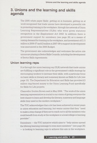 Cover for Learning and skills