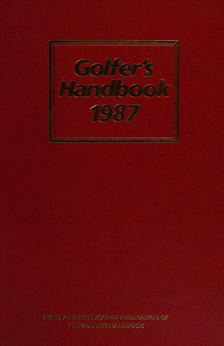 Cover for Benson & Hedges Golfer's Handbook.