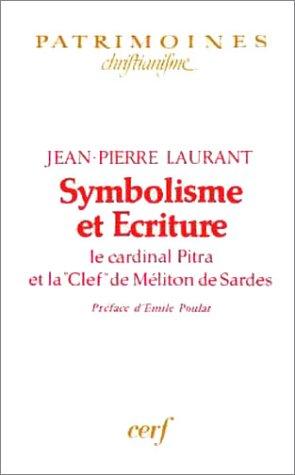 Cover for Symbolisme et Ecriture