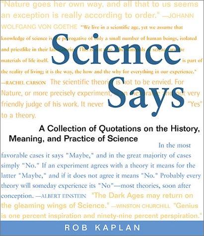 Cover for Science says