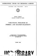 Cover for Variational Prinicples in Thermo- And Magneto-Elasticity