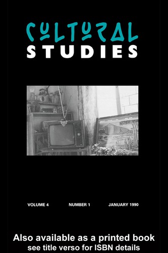 Cover for Cultural studies