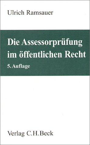 Cover for Die Assessorprüfung im öffentlichen Recht.