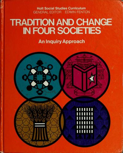 Cover for Tradition and change in four societies