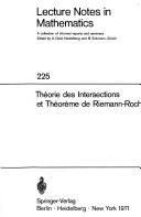 Cover for Theorie des intersections et theoreme de Riemann-Roch