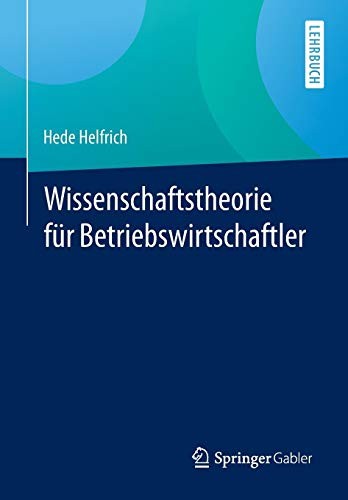 Cover for Wissenschaftstheorie für Betriebswirtschaftler