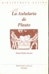 Cover for La aulularia de Plauto