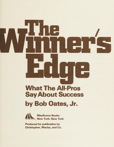 Cover for The winner's edge