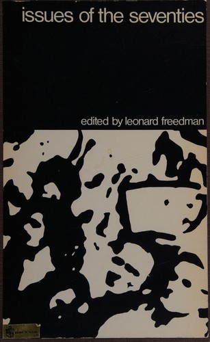 Cover for Issues of the seventies.