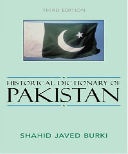 Cover for Historical dictionary of Pakistan