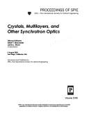 Cover for Crystals, multilayers, and other synchrotron optics