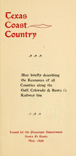 Cover for Texas coast country