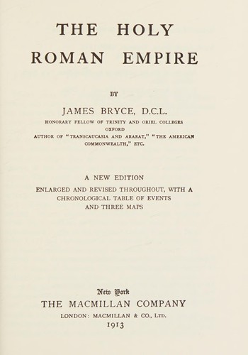 Cover for The Holy Roman Empire