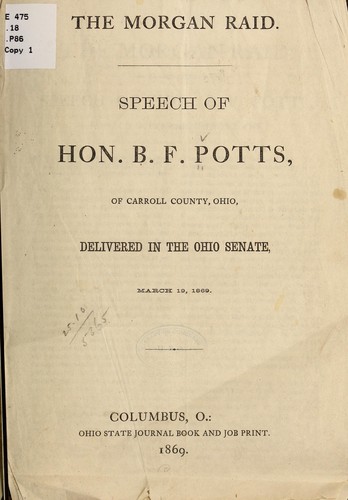 Cover for The Morgan raid