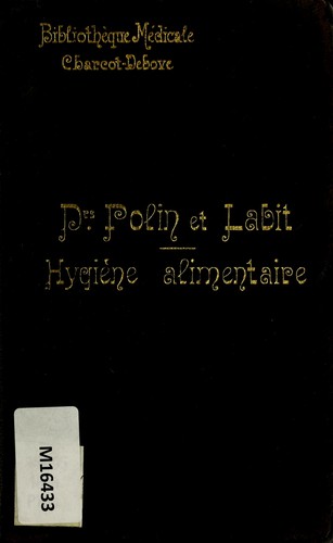 Cover for L'hygiÃ¨ne alimentaire