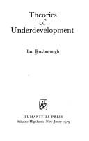 Cover for Theories of underdevelopment