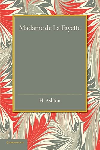 Cover for Madame de la Fayette