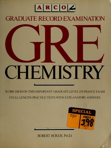 Cover for Chemistry subject test (advanced)