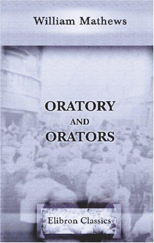 Cover for Oratory and Orators