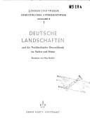 Cover for Deutsche Lanschaften und die Nachbarl"ander Deutschlands imS"uden und Osten