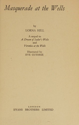 Cover for Masquerade at the Wells