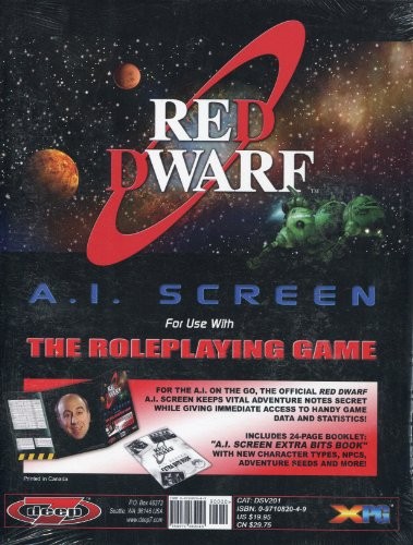 Cover for Red Dwarf RPG AI Screen