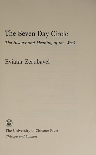 Cover for The seven day circle