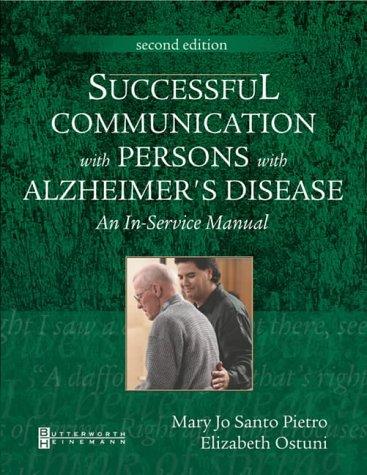 Cover for Successful Communication with Persons with Alzheimer's Disease