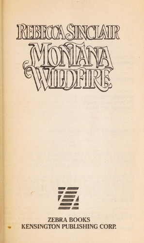 Cover for Montana Wildfire.