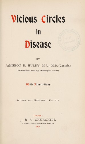 Cover for Vicious circles in disease