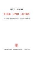 Cover for Rose und Lotos