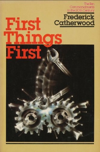 Cover for First things first