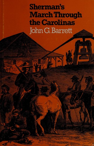 Cover for Sherman's march through the Carolinas.