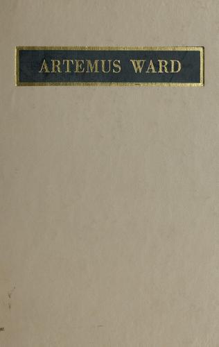Cover for Artemus Ward