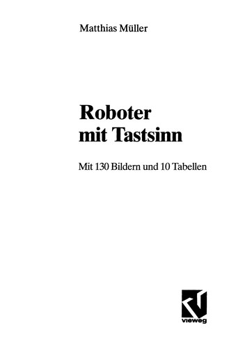 Cover for Roboter mit Tastsinn