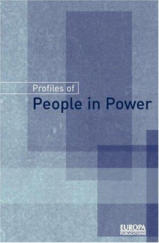 Cover for Profiles of people in power