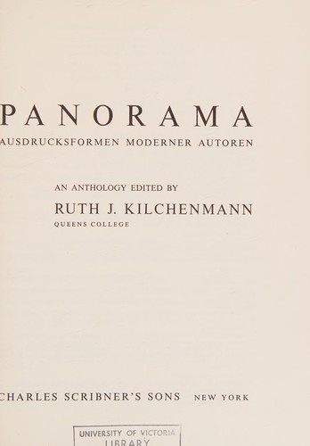 Cover for Panorama