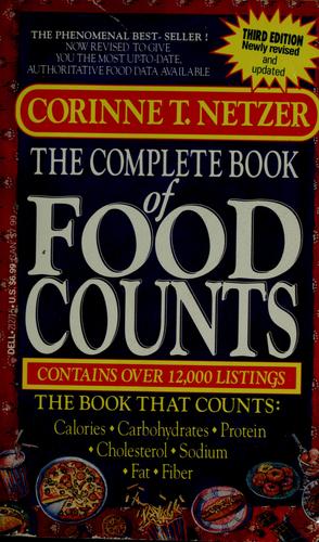 Cover for The complete book of food counts