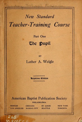 Cover for New standard teacher training course