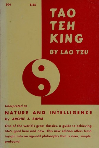 Cover for Tao teh king