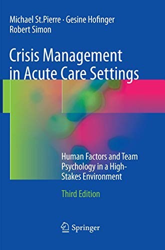 Cover for Crisis Management in Acute Care Settings