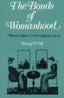 Cover for The bonds of womanhood