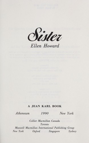 Cover for Sister