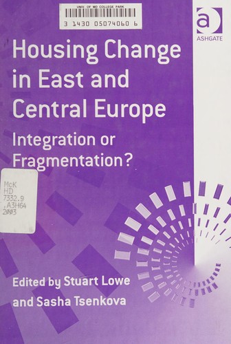 Cover for Housing change in East and Central Europe