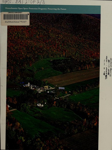 Cover for Massachusetts open space protection programs
