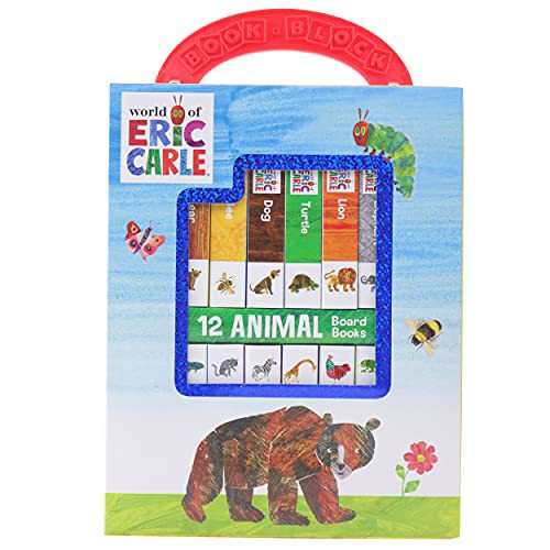 Cover for World of Eric Carle, My First Library Animal Board Book Block 12-Book Set - PI Kids